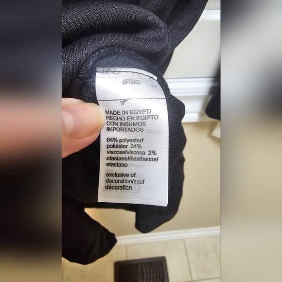 Calvin Klein Nightshirt Lounge Wear Black Viscose Polyester size S - Picture 6 of 7